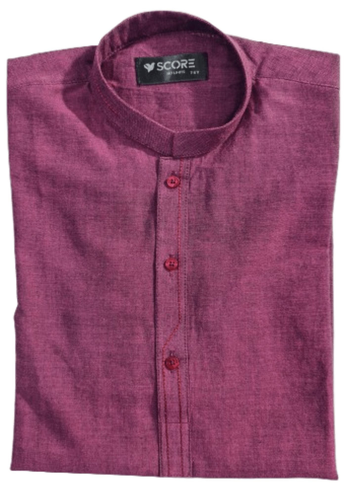 Purple Patti Embroidery Kurta