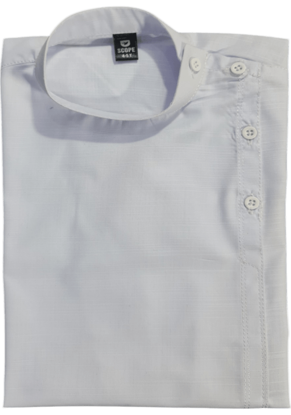 White Angrakha Kurta